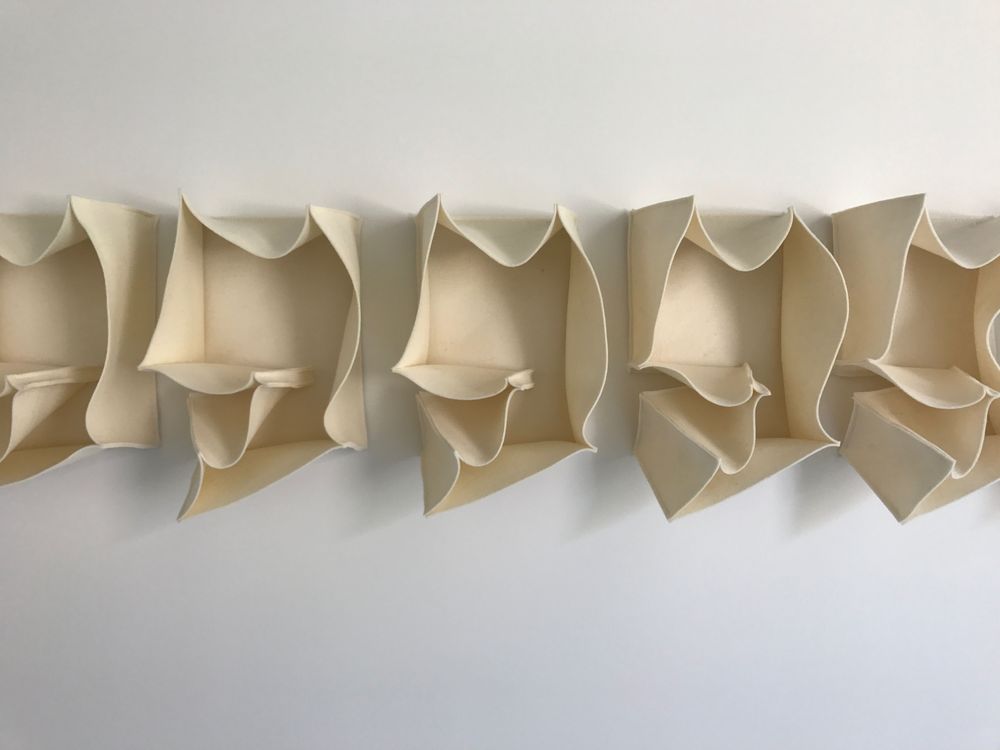 series of 16 felt models, 2017